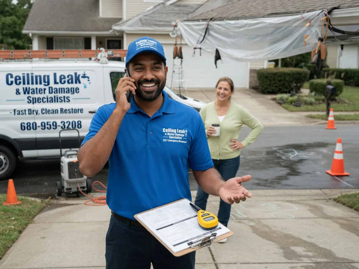 Ceiling Leak Cleanup West Covina, CA FAQs